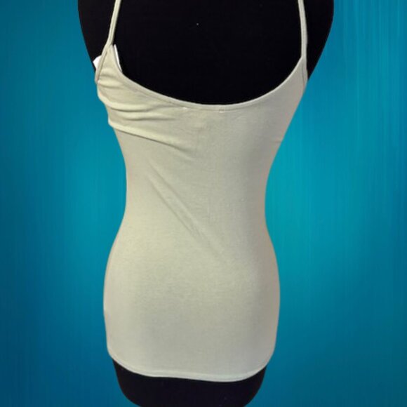 Moss V Cut Tank with Back Strap - Picture 7 of 9